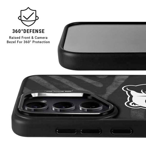 NBA Memphis Grizzlies Black Animal Print Galaxy S25 Ultra Kickstand Case